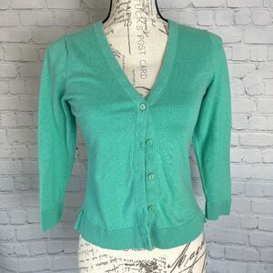 The Limited Sea Green Cardigan
